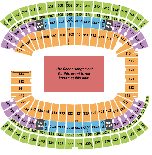 Gillette Stadium Monster Jam Seating Chart